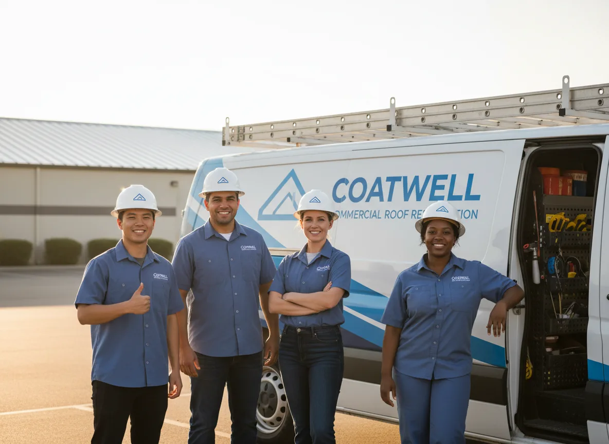 Commercial roof coating company in Tiline, KY